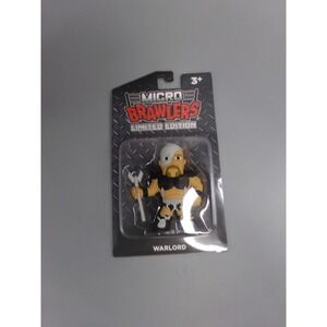 Micro Brawlers Warlord Limited Edition Pro Wrestling Collectible Figure